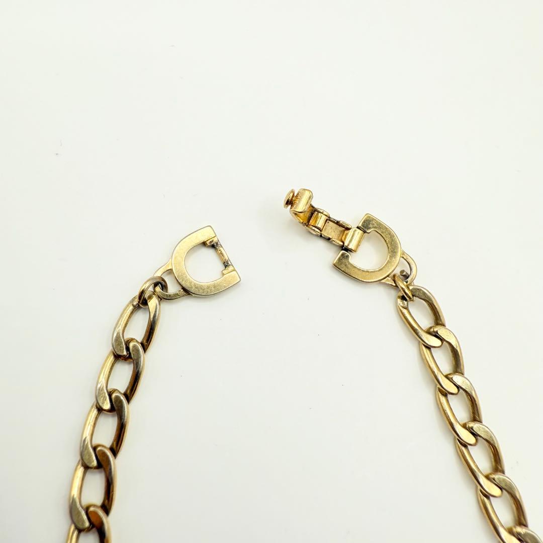 【vintage】Christian Dior ディオール　チェーンブレスレット