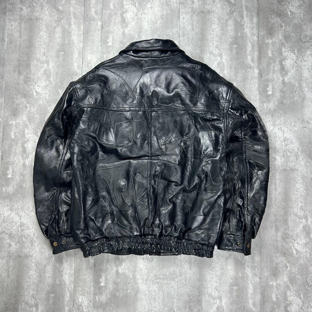 古着 本革 ラムレザー A-2 レザージャケット フライトジャケット 6115