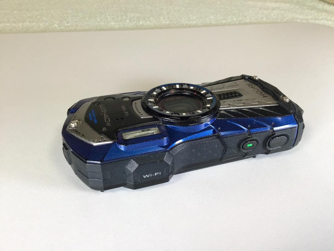 リコー RICOH WG-40W 防水デジタルカメラ ブルー