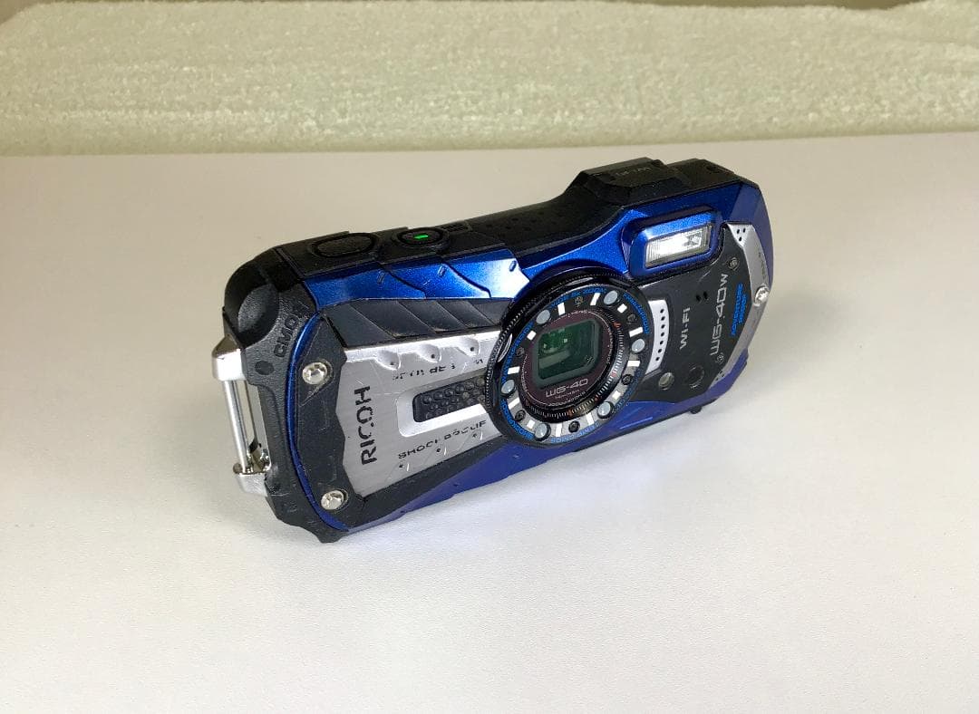 リコー RICOH WG-40W 防水デジタルカメラ ブルー