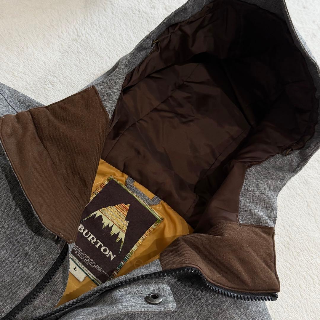 バートン MB COVERT JK サーモライト ドライライド 総柄 グレー L