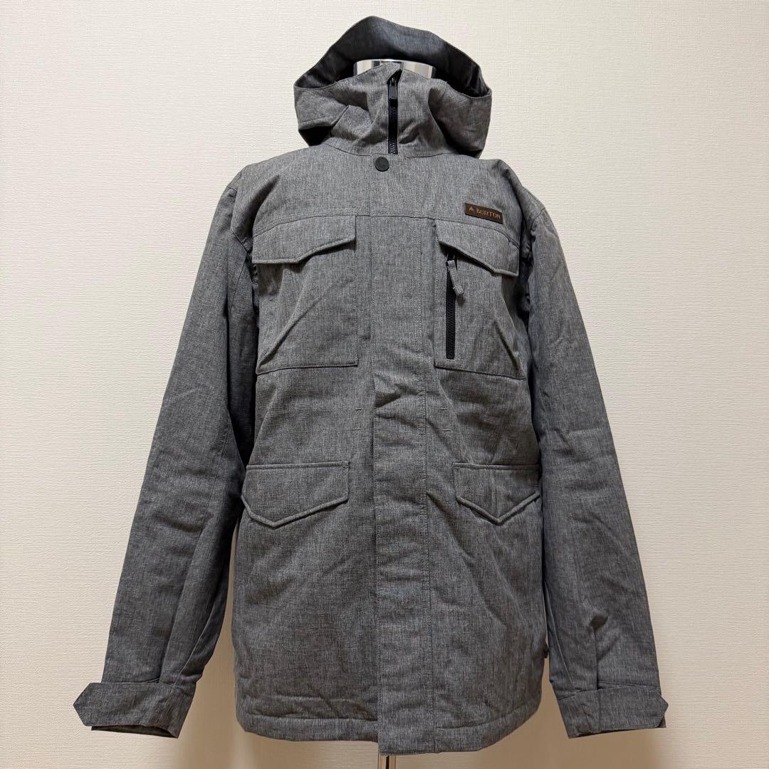 バートン MB COVERT JK サーモライト ドライライド 総柄 グレー L