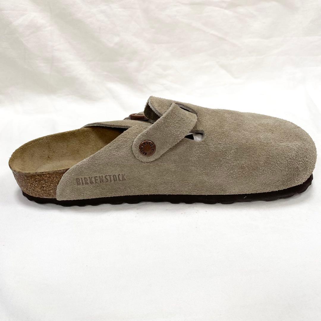 ほぼ未使用✨ BIRKENSTOCK ボストン スエード レザー トープ 38