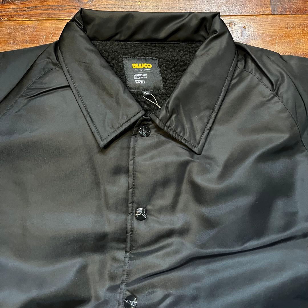 BLUCO/ブルコ　ボアコーチジャケット　ブラック XL