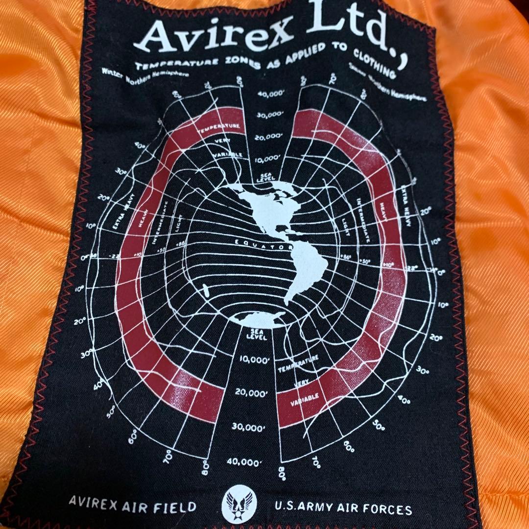 未使用 リアルファー ボア ロング L-2B アヴィレックス フライトジャケット