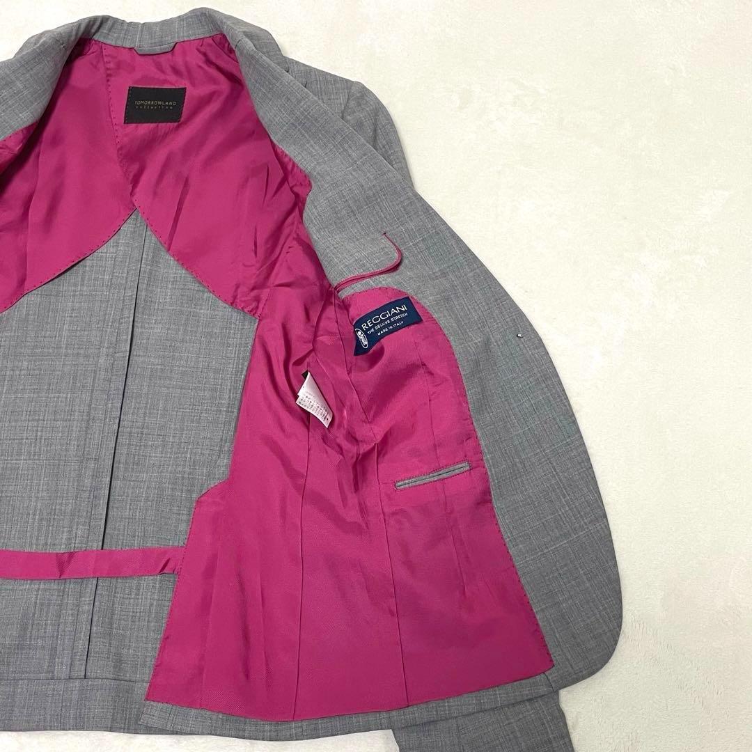 トゥモローランドコレクション　スラックススーツ　イタリア製生地　美品　ジャケット