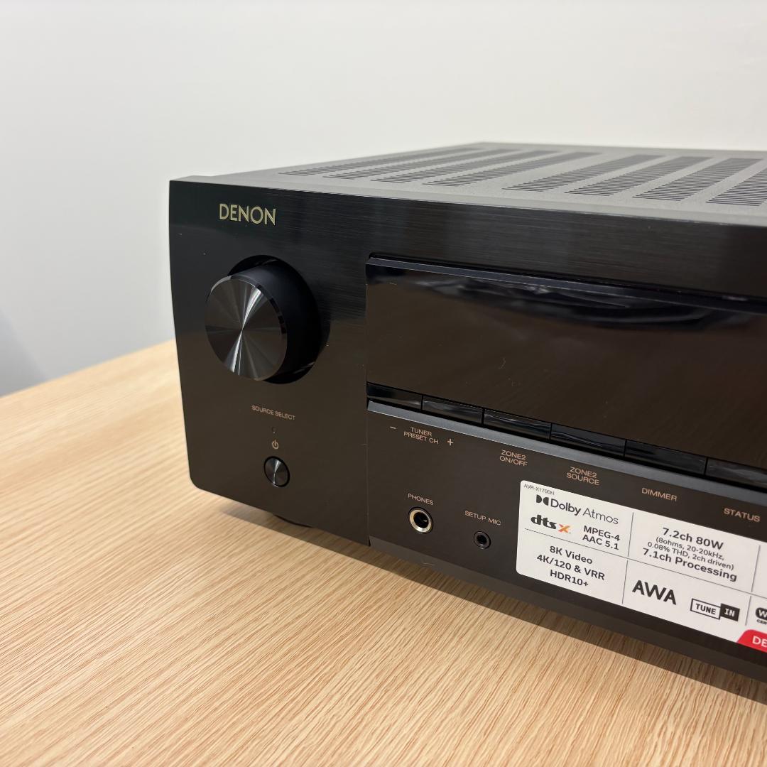 《新品同様》DENON AVR-X1700H 7.2ch AVアンプ