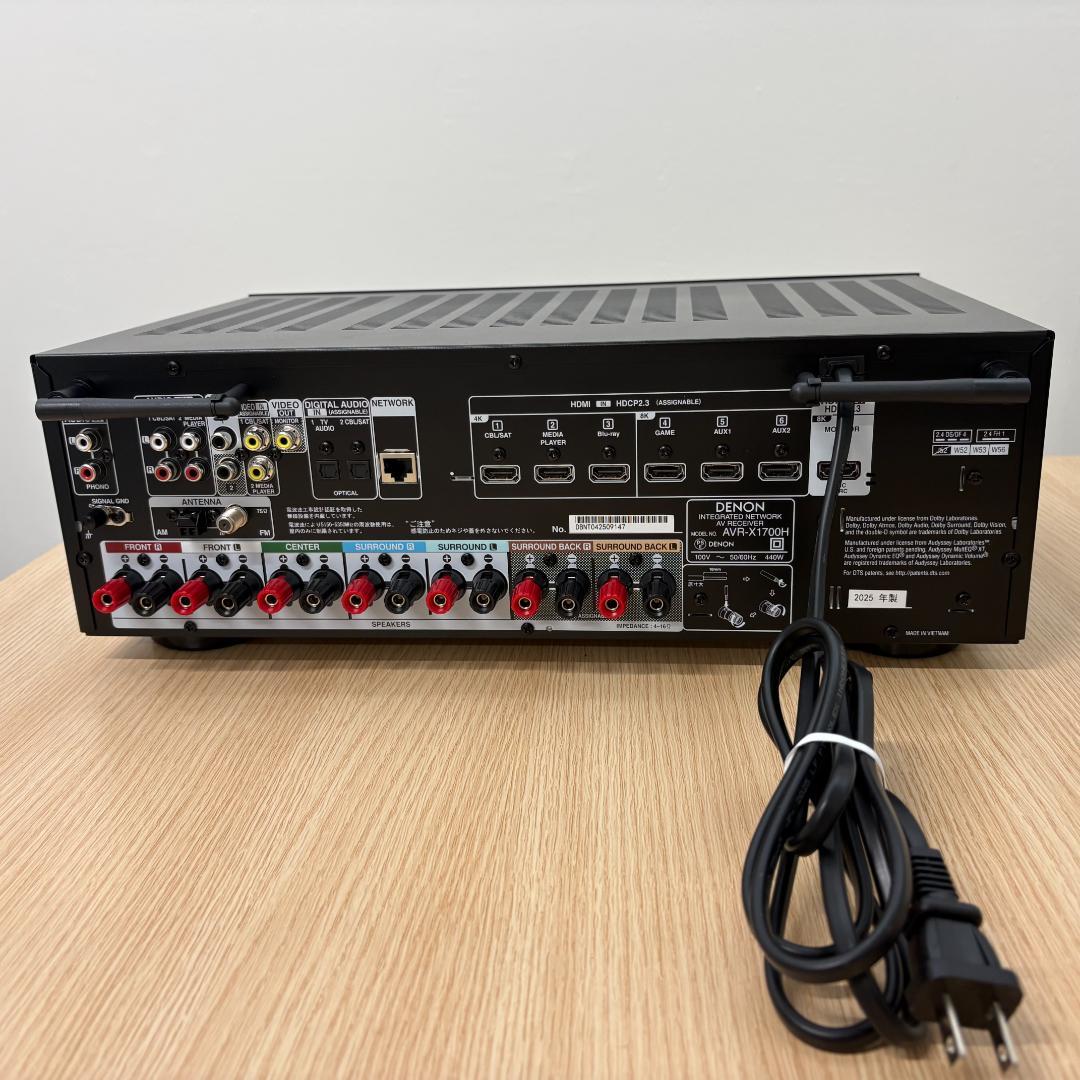 《新品同様》DENON AVR-X1700H 7.2ch AVアンプ