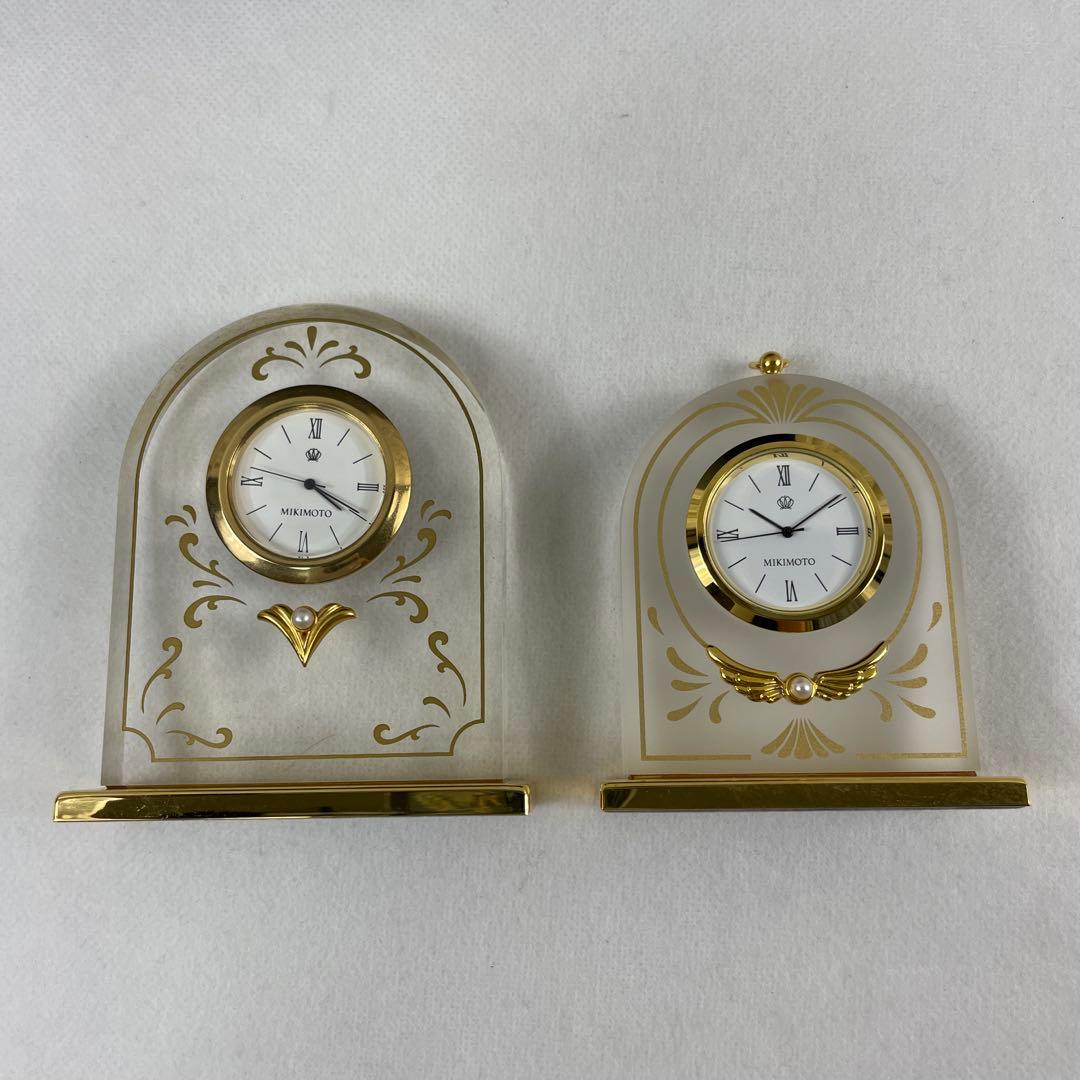 MIKIMOTO/置き時計、フォトフレーム、コスメポーチ、ノベルティ品、10点