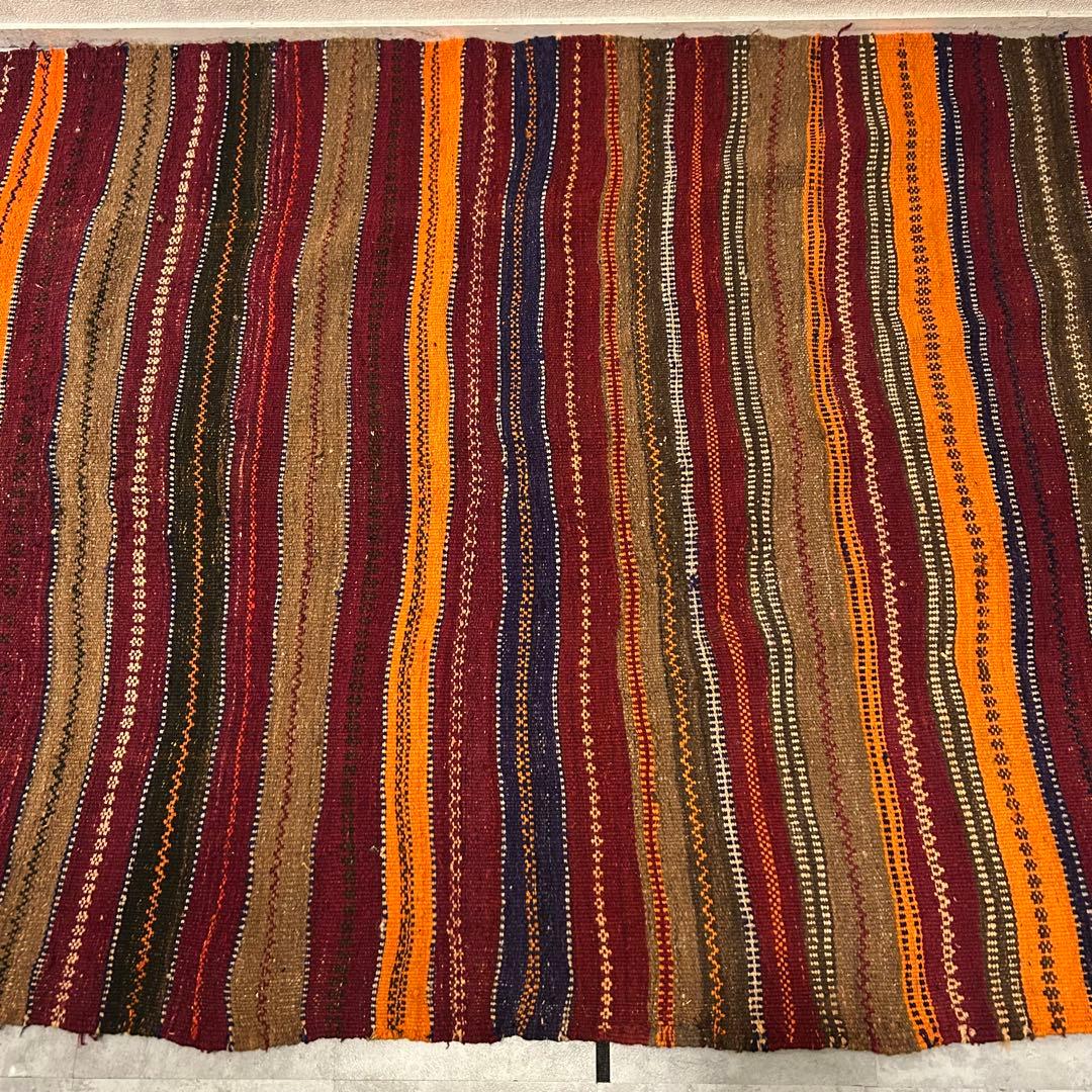 【1980's vintage】291cm × 146cm 大判ビンテージラグ