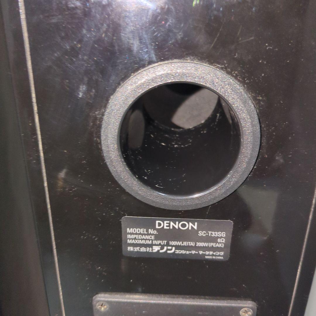 DENON SC-T33SG トールボーイスピーカー ピアノブラック仕上げ