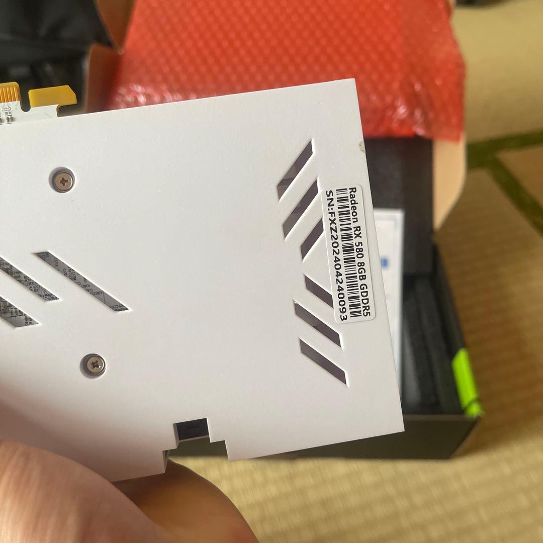 SOYO デュアルファン ホワイトクーラー Radeon RX 580 8GB