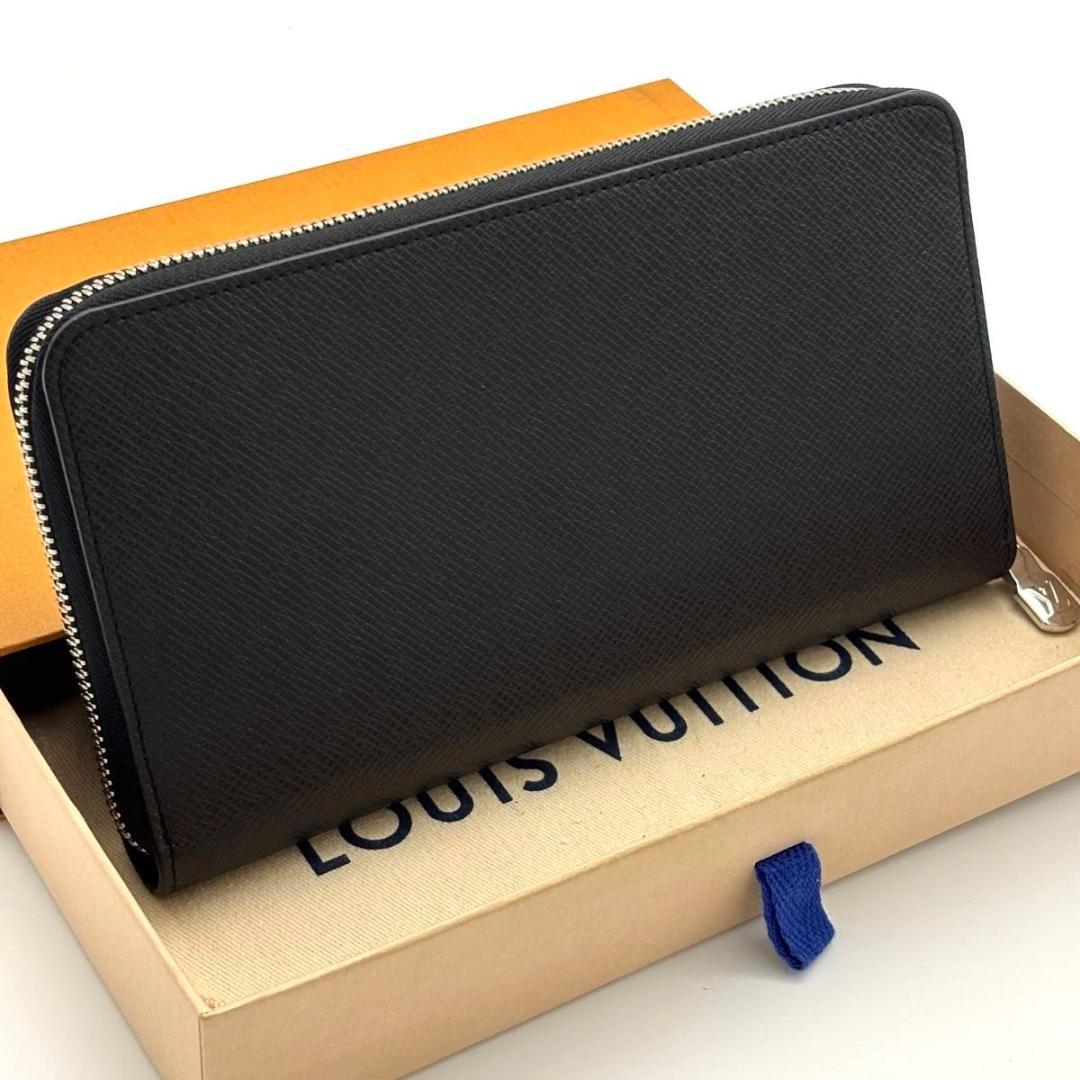 【現行 未使用に近い】ルイヴィトン タイガ ノワール ジッピーオーガナイザー