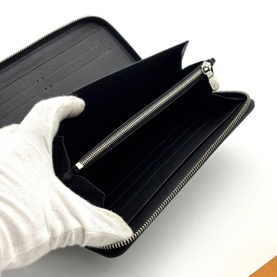 【現行 未使用に近い】ルイヴィトン タイガ ノワール ジッピーオーガナイザー