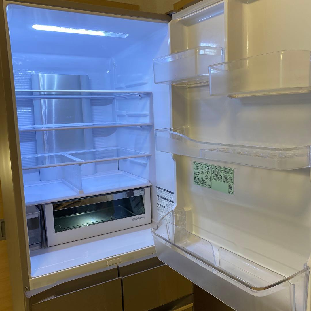 日立冷蔵庫　HITACHI R-HWS47K(XN)型 470L 2019年製