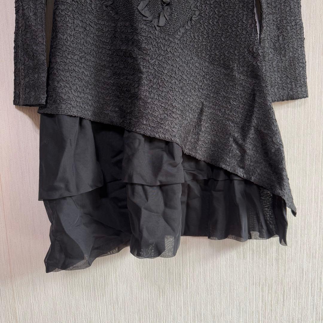 NOKO-OHNO ノコオーノ お花モチーフ アシンメトリーワンピース