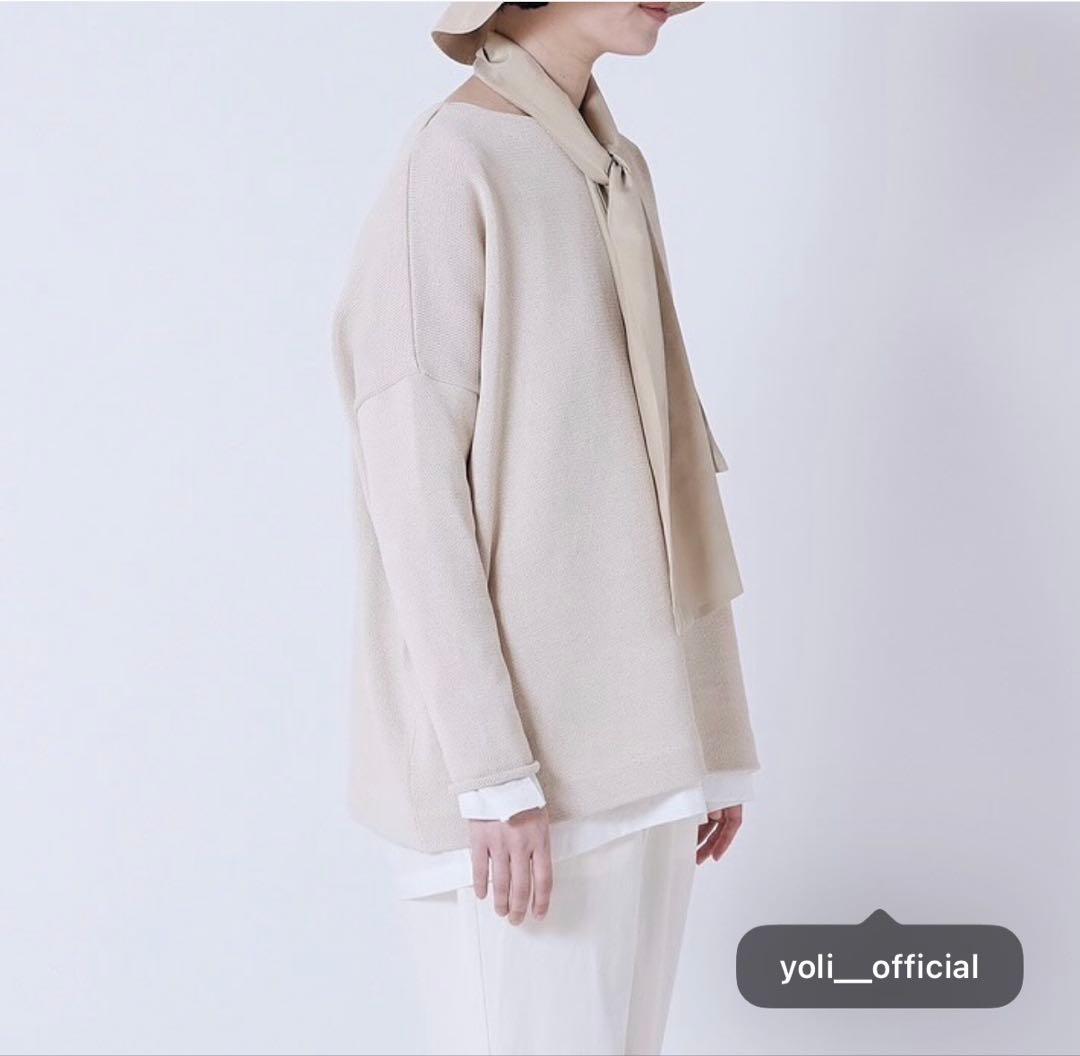 Yoli◯Cotton Long Knit◯ベージュ