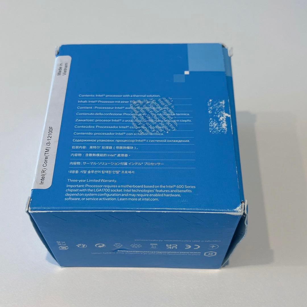 Intel Core i3 12100F　第12世代 LGA1700 未使用