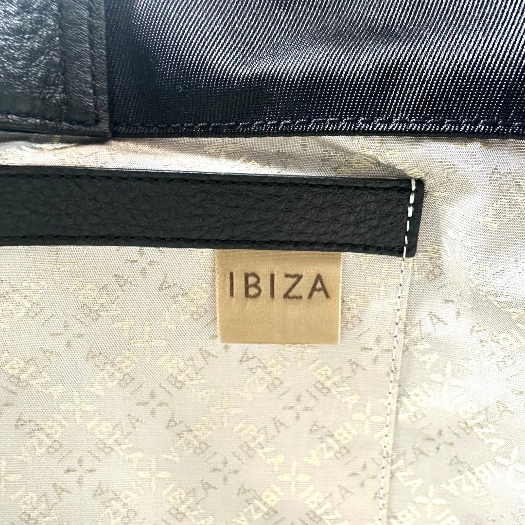 【極美品】IBIZA イビザ ハンドバッグ パンダ アニマル レザー