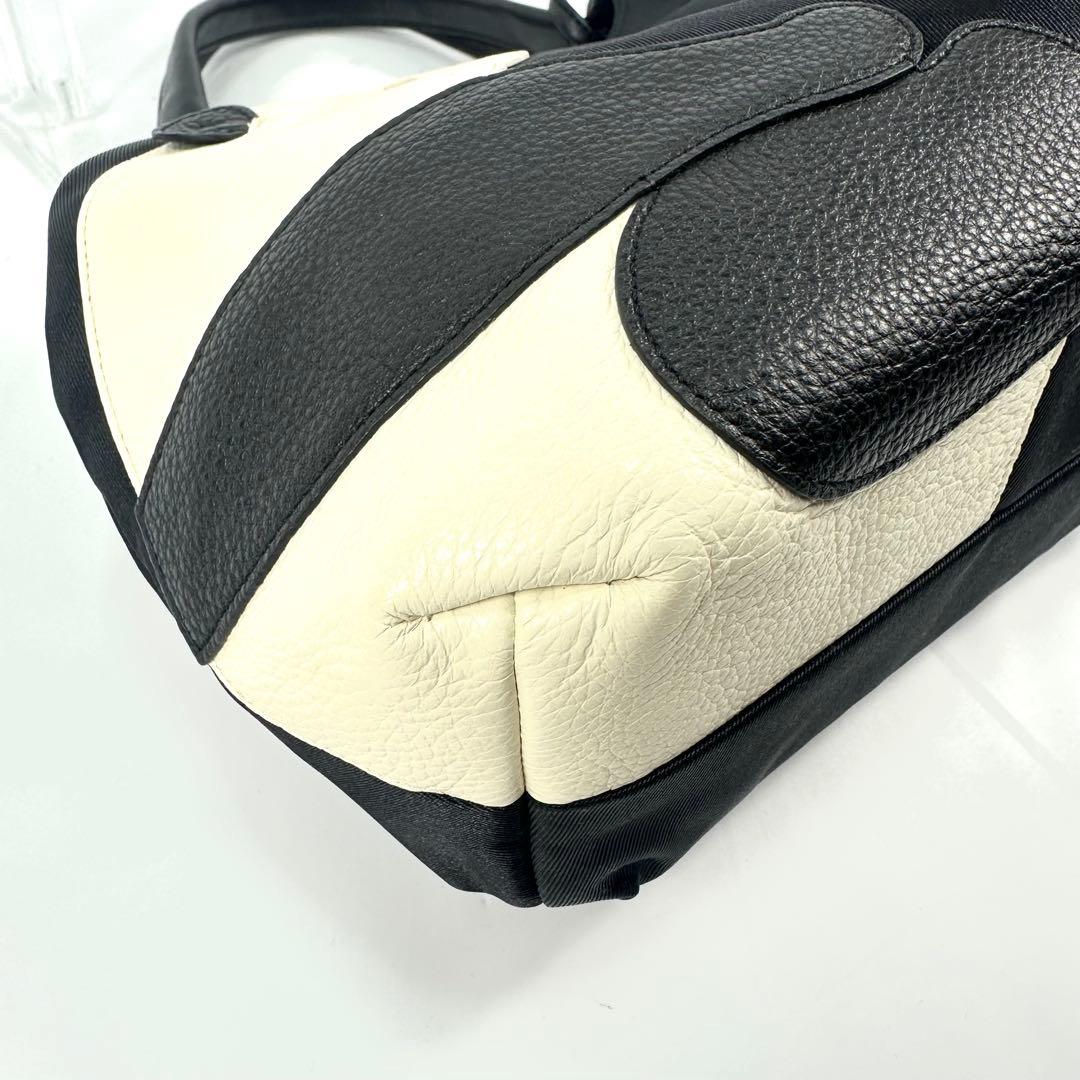 【極美品】IBIZA イビザ ハンドバッグ パンダ アニマル レザー