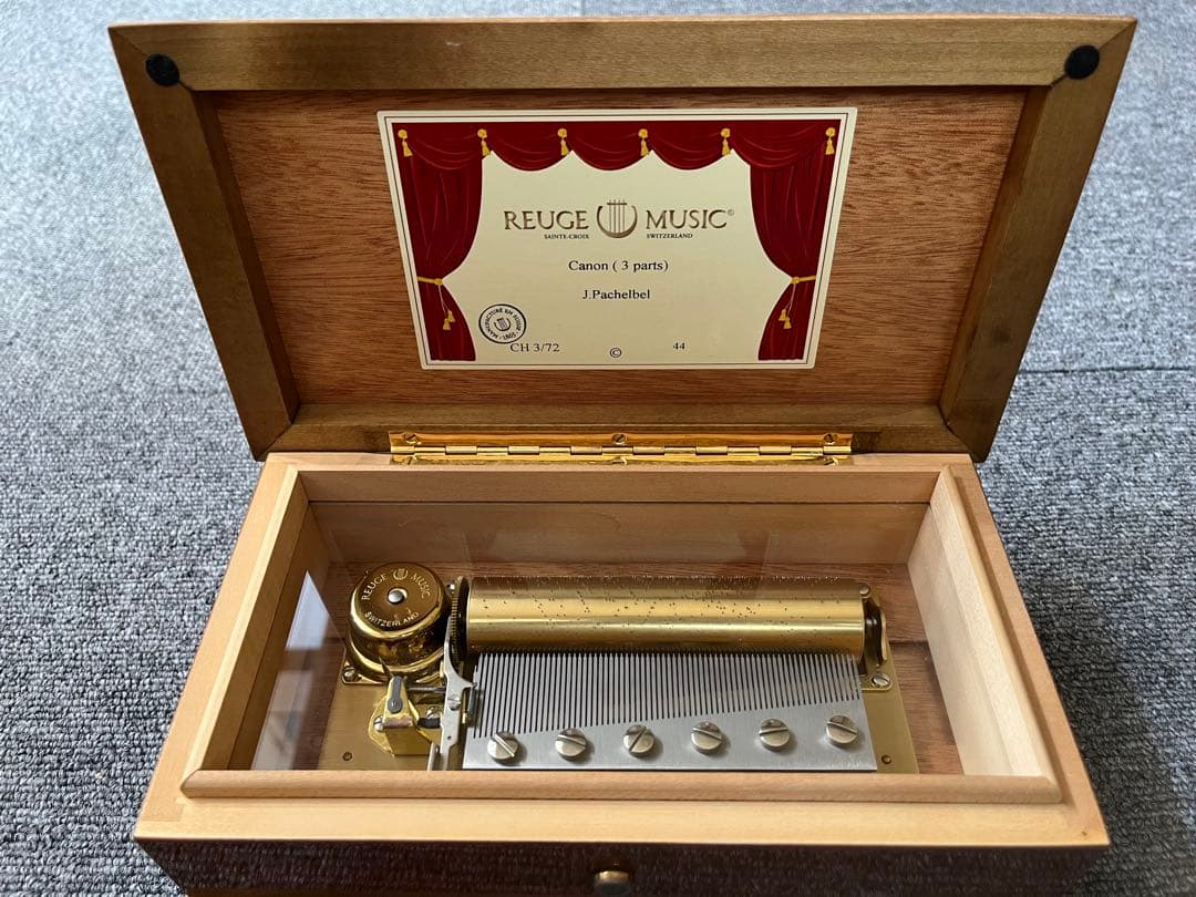 REUGE MUSIC リュージュ72弁オルゴール カノン3パート