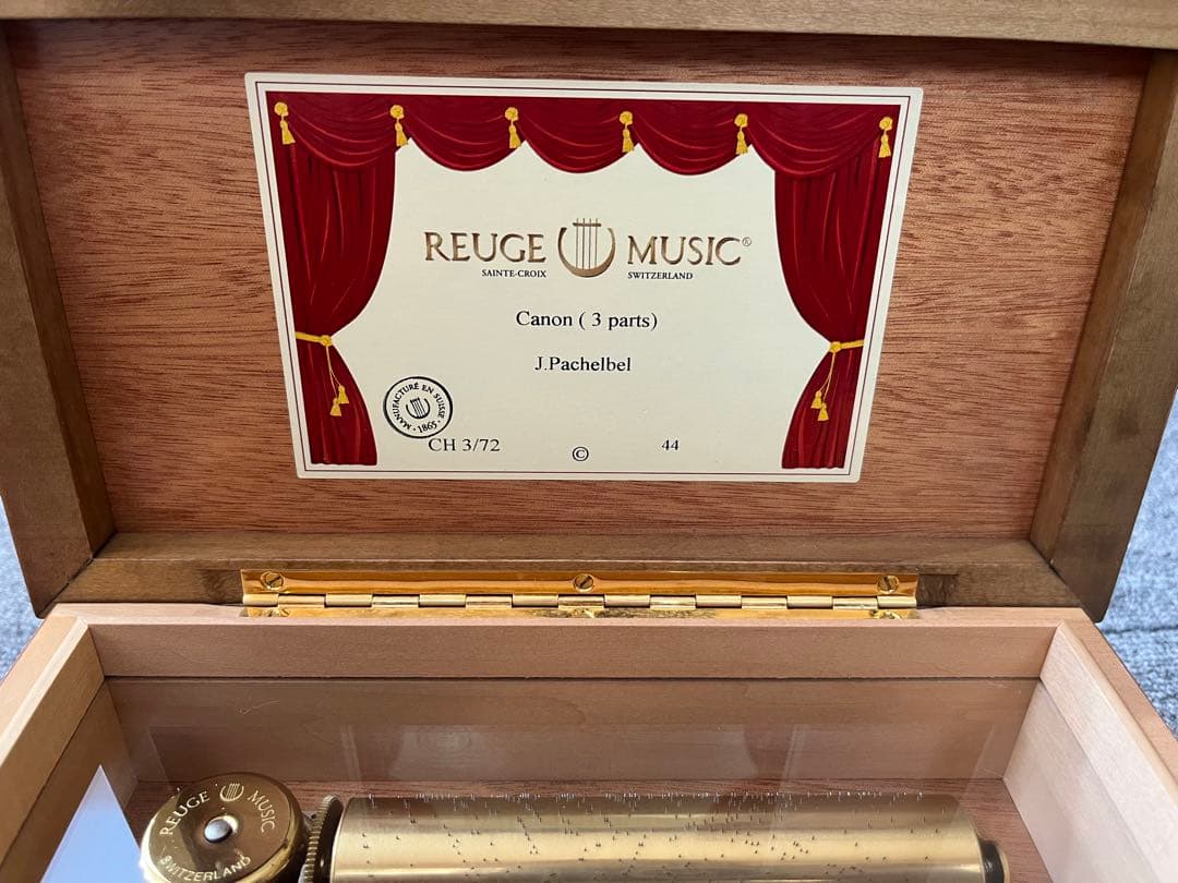 REUGE MUSIC リュージュ72弁オルゴール カノン3パート