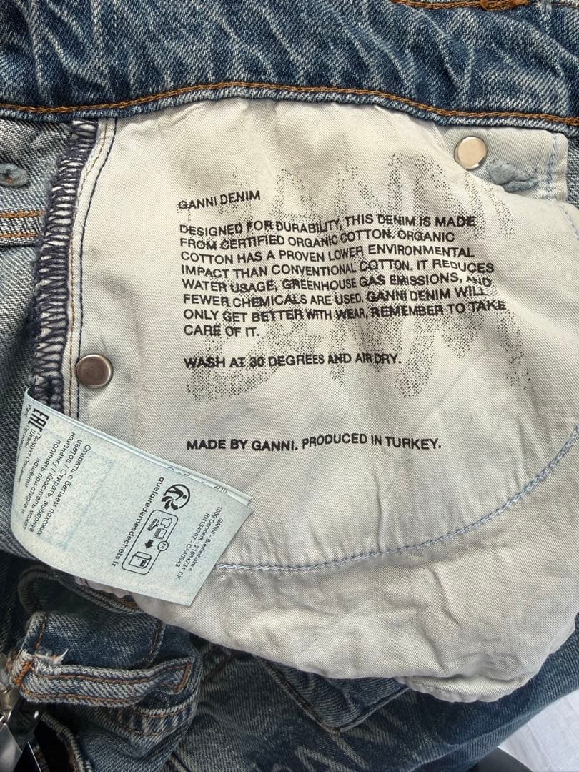 GANNI ストレートデニム 28インチ