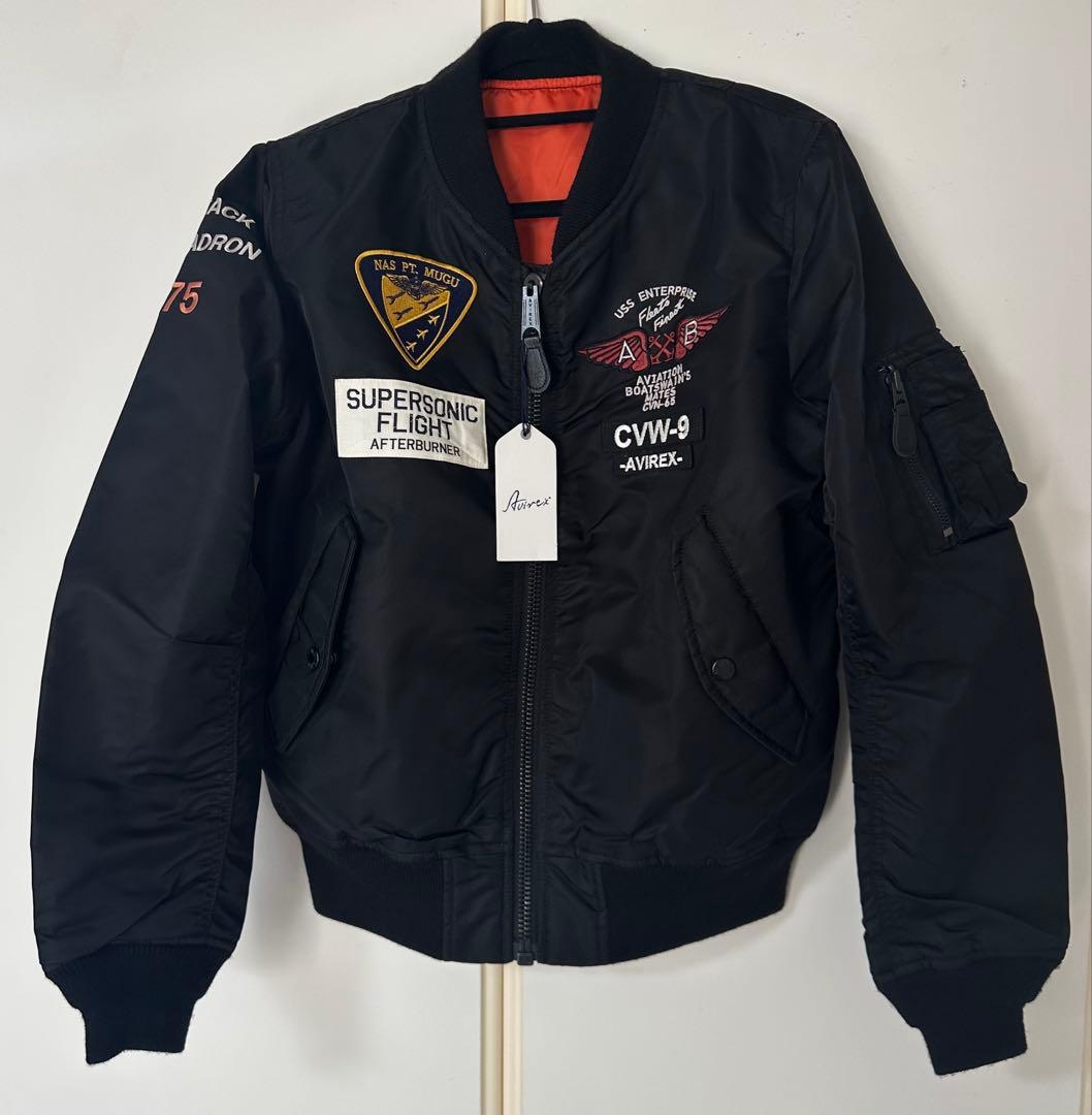 週末割引 AVIREX MA-1 レディースL ライトジャケット