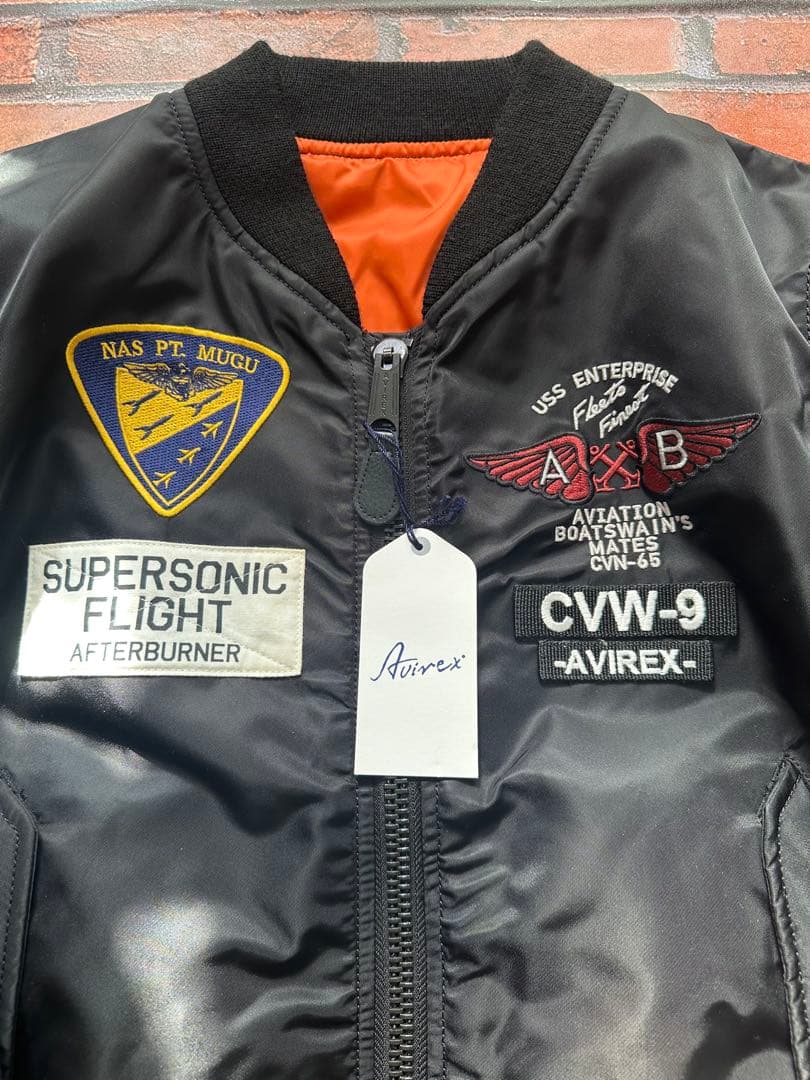 週末割引 AVIREX MA-1 レディースL ライトジャケット