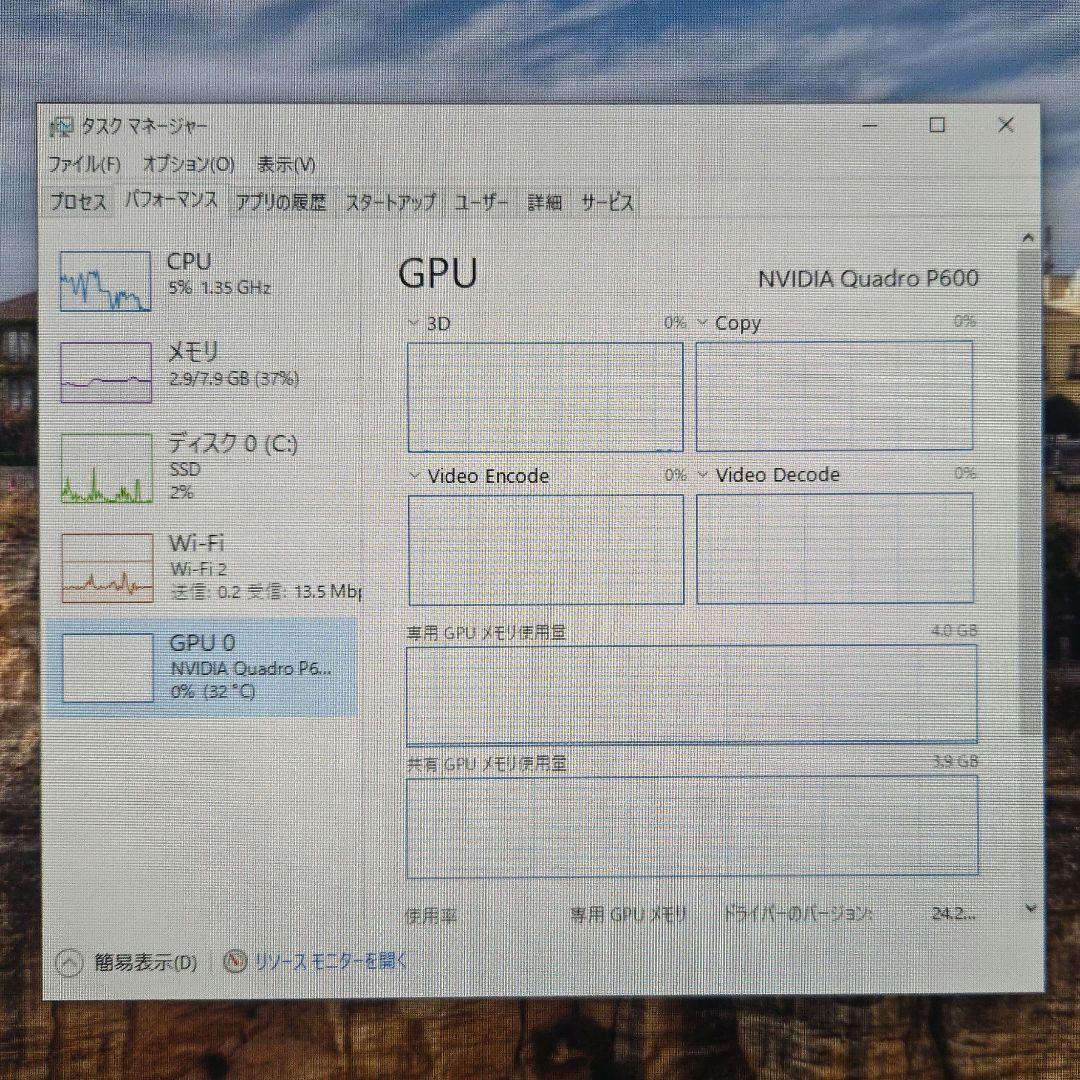 ミニPC HP Z2 Mini G4 Workstation