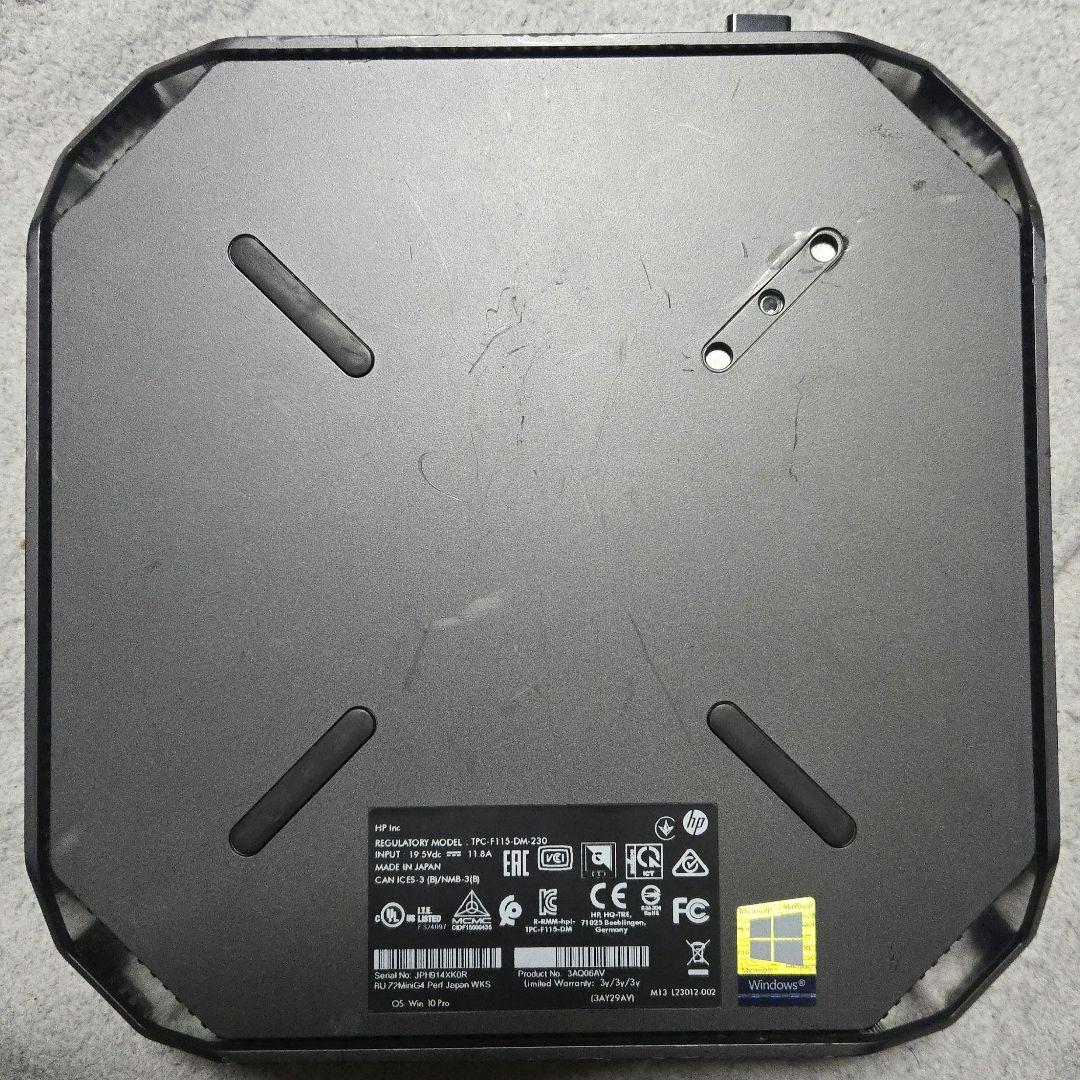 ミニPC HP Z2 Mini G4 Workstation