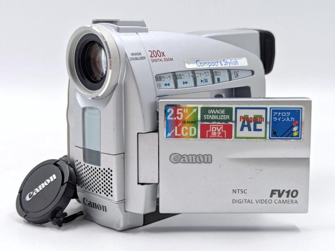 miniDVのダビングに！ Canon ビデオカメラ DM-FV10