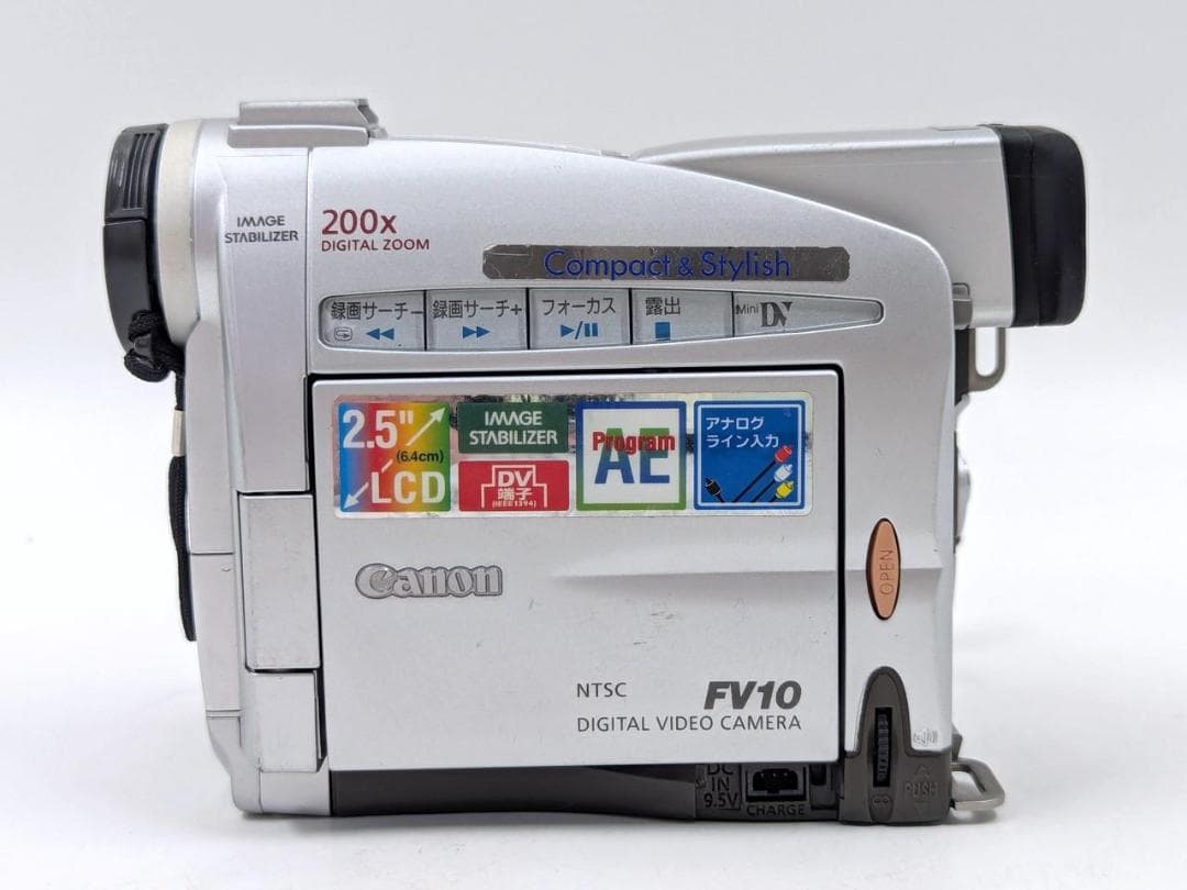 miniDVのダビングに！ Canon ビデオカメラ DM-FV10