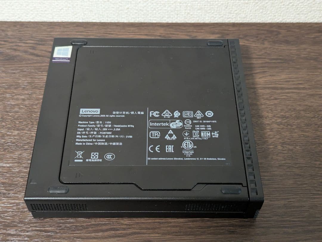 ThinkCentre m70q i5/16G/SSD＋HDD/Office