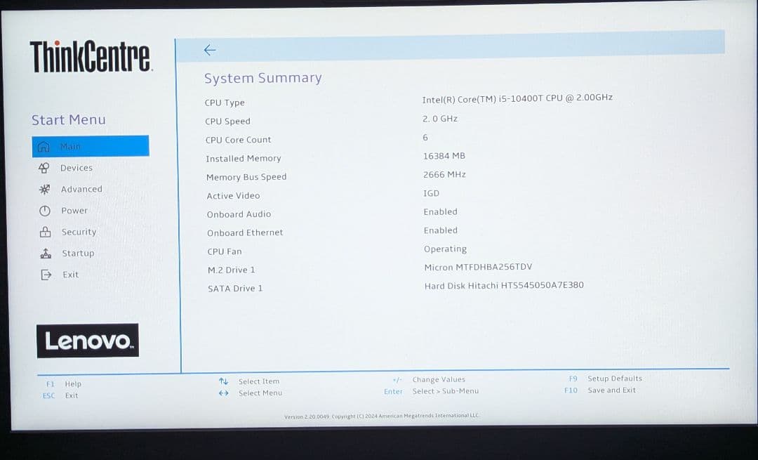 ThinkCentre m70q i5/16G/SSD＋HDD/Office
