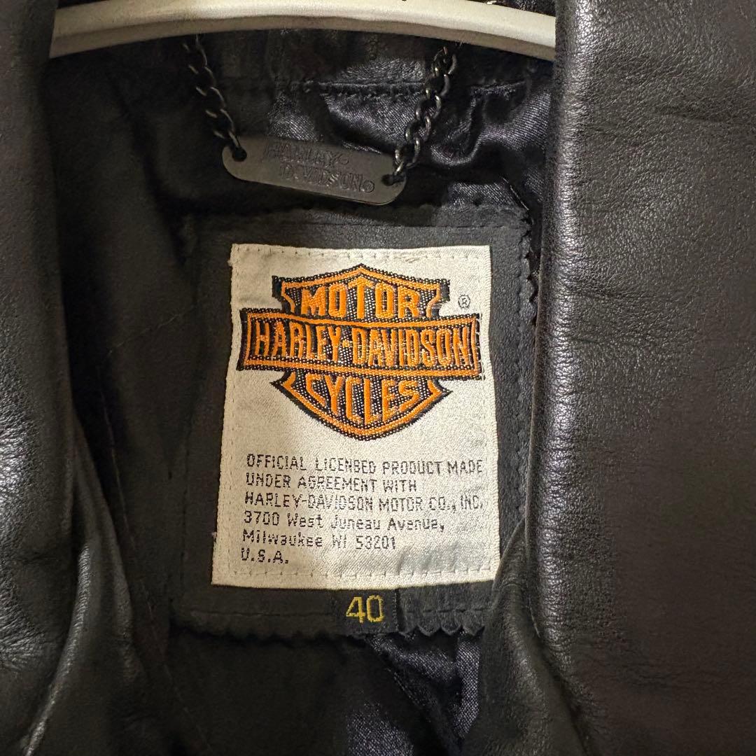 極美品　ハーレーダビッドソン　Harley-Davidson レザージャケット