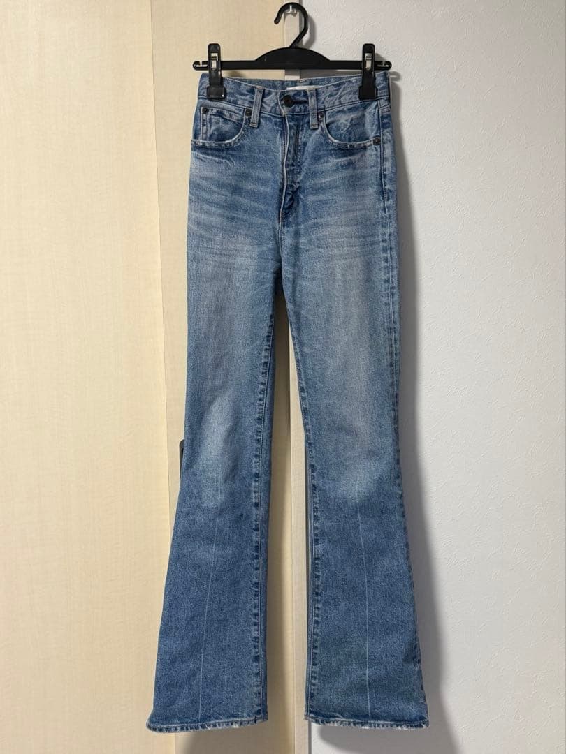 MOUSSY MVS FLARE(L) ロングサイズ 23インチ フレアデニム