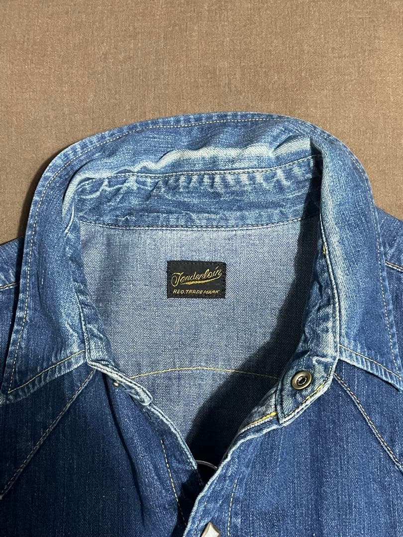 TENDERLOIN テンダーロイン デニムシャツ　ウエスタンシャツ　キムタク