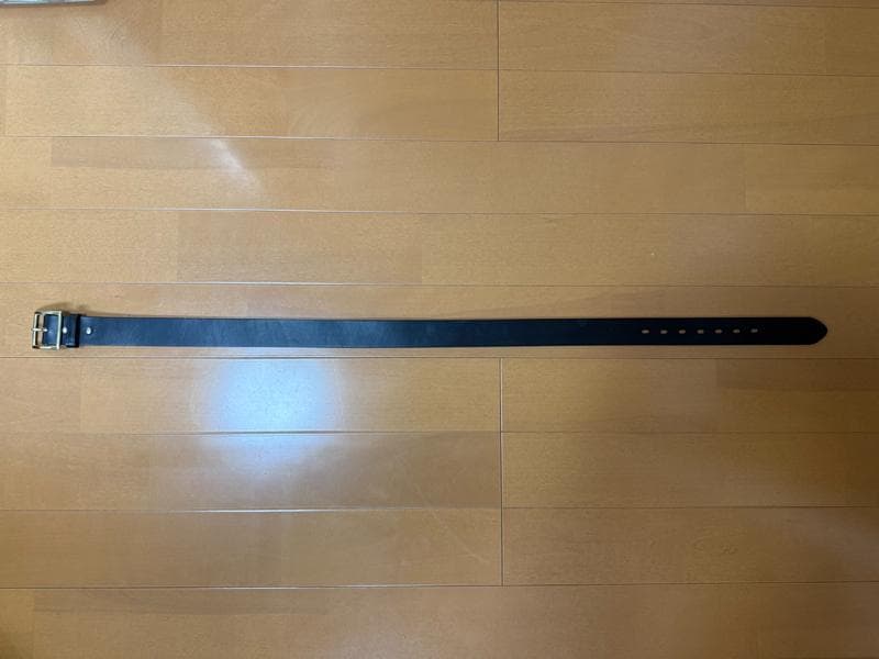 ホーウィン　クロムエクセル　本革　牛革ベルト　ブラック　日本製　新品・未使用品