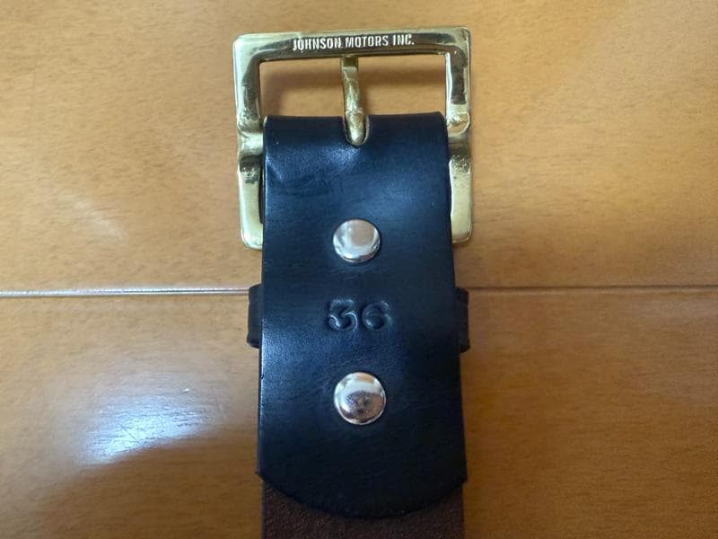 ホーウィン　クロムエクセル　本革　牛革ベルト　ブラック　日本製　新品・未使用品