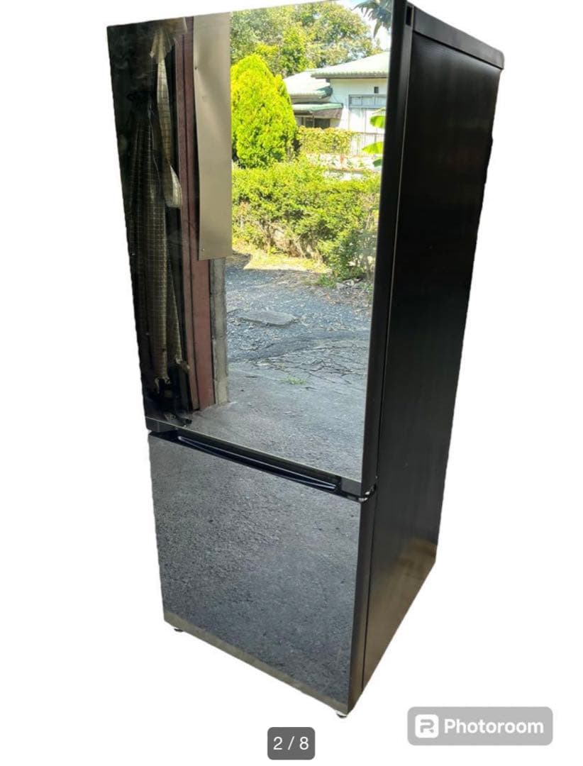 Hisense ハイセンス 冷凍冷蔵庫 HR-G1501EM ミラー