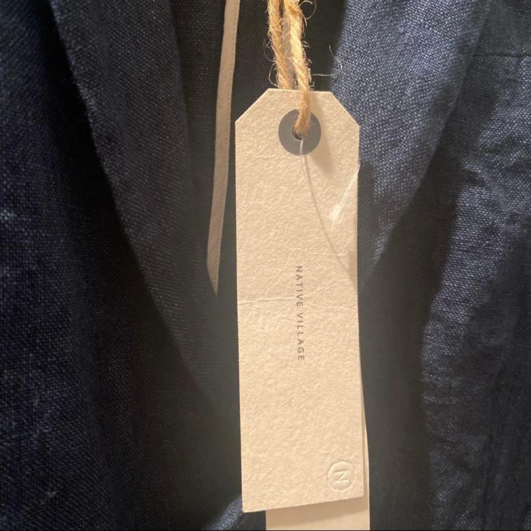 タグ付新品未使用 麻100% NATIVE VILLAGE ジャケット ガサ