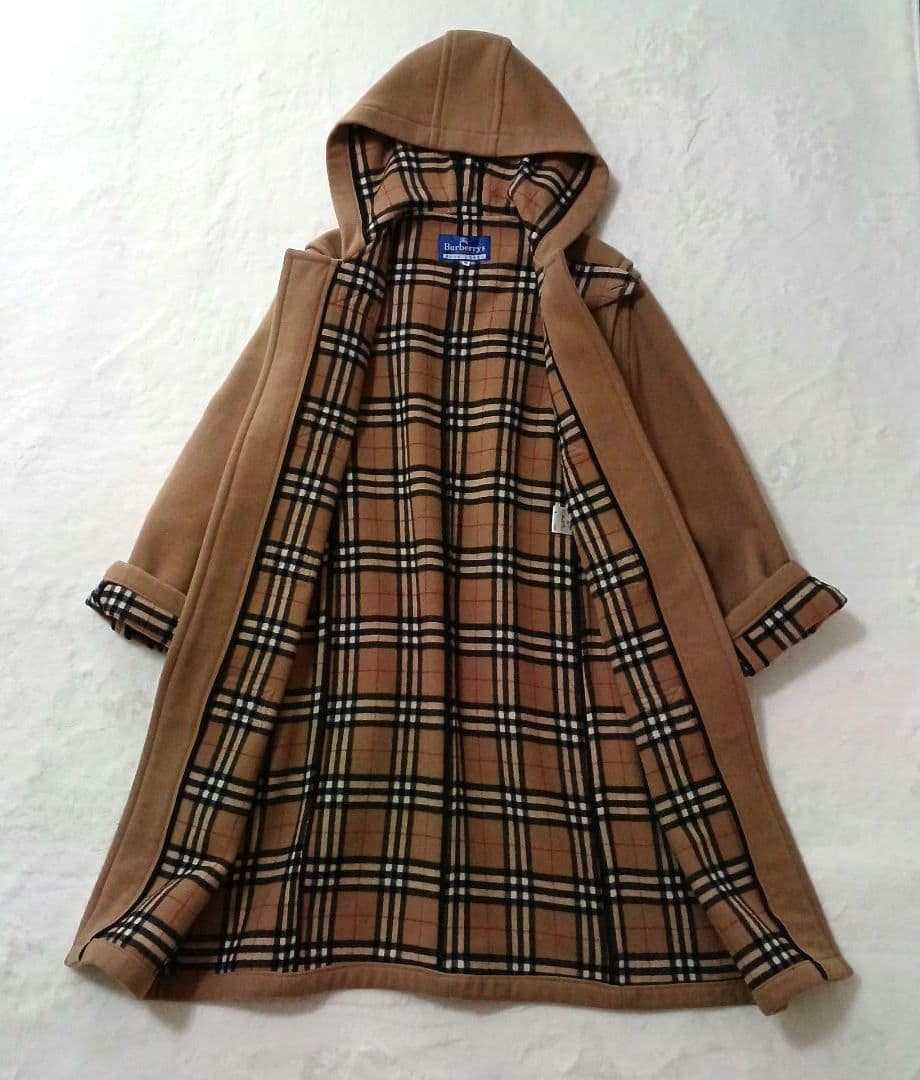 美品✨️バーバリーズ オブ ブルーレーベル　ダッフルコート　ロング　ノバチェック