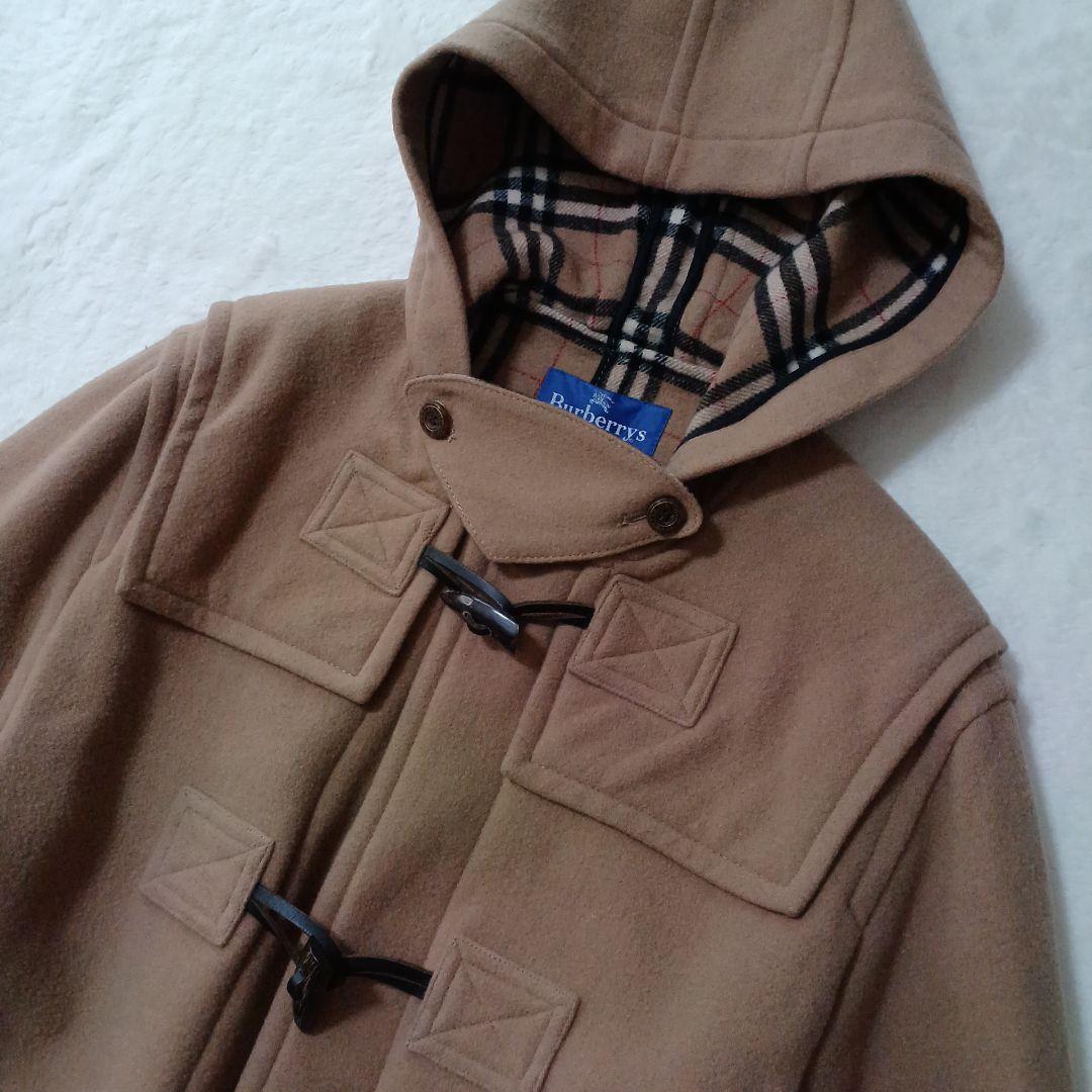 美品✨️バーバリーズ オブ ブルーレーベル　ダッフルコート　ロング　ノバチェック
