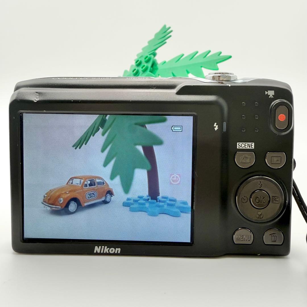 【動作OK】Nikon COOLPIX S3100 SDカード付　希少カラー