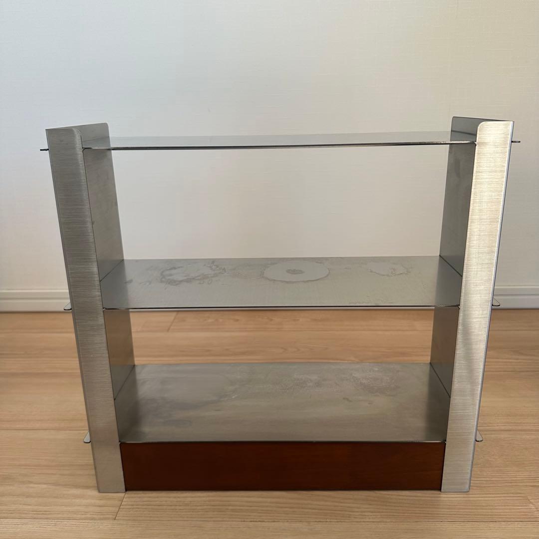 ART OF BLACK 木製引き出し付き ステンレス製 ラック