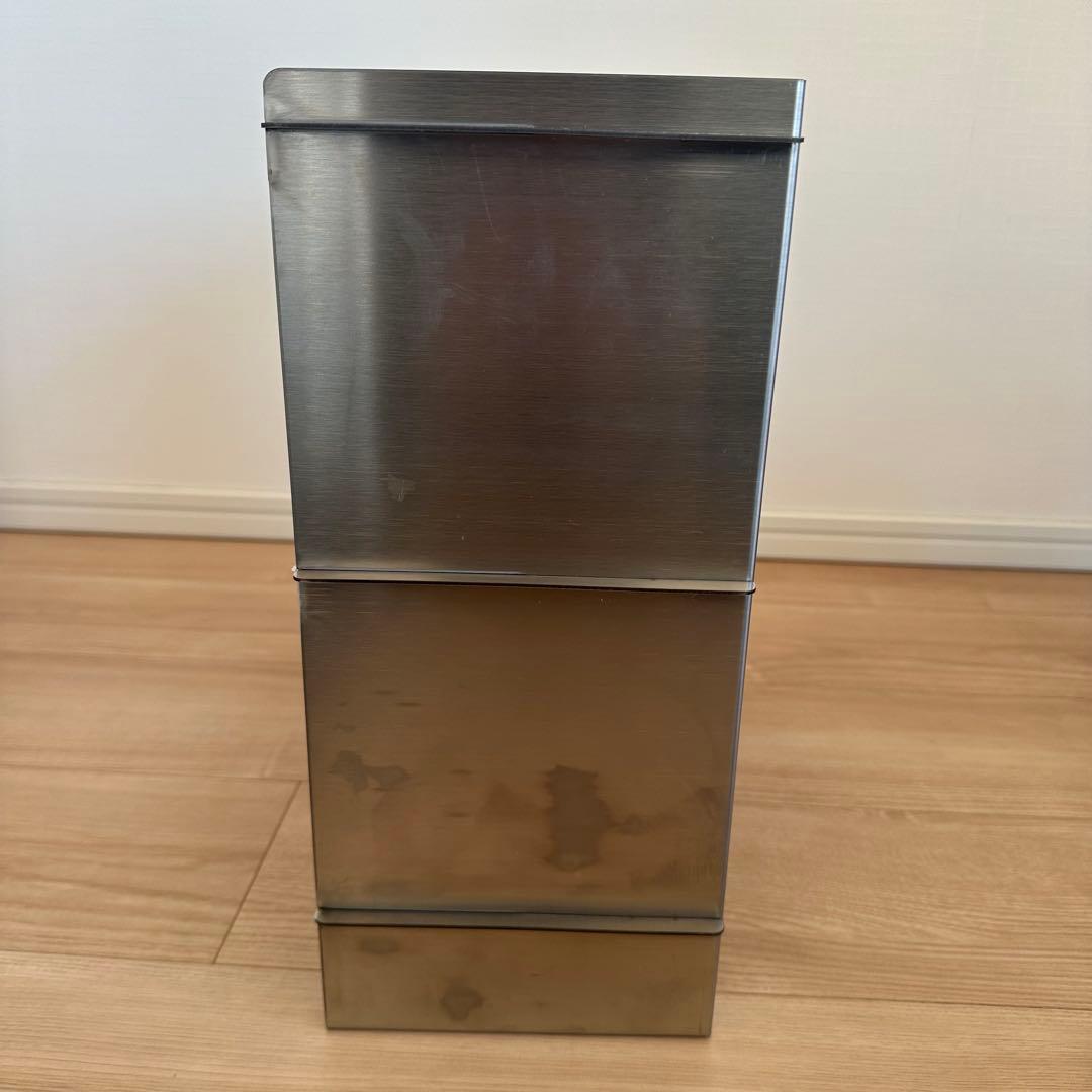 ART OF BLACK 木製引き出し付き ステンレス製 ラック