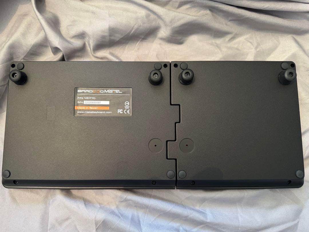 Borocco Mistel MD770 分割キーボードJIS 赤軸