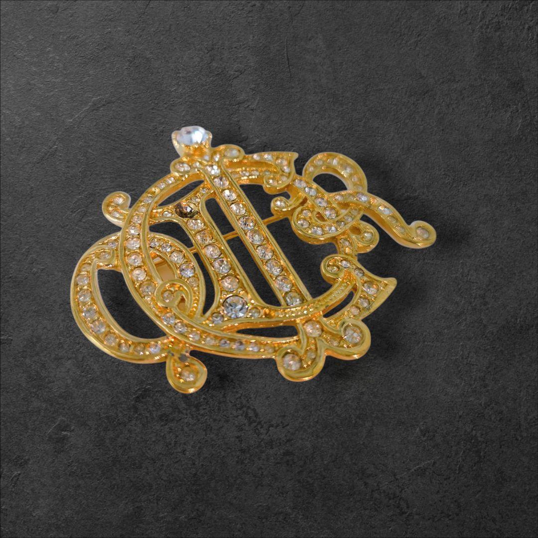 Christian Dior　Brooch Gold Vintage
