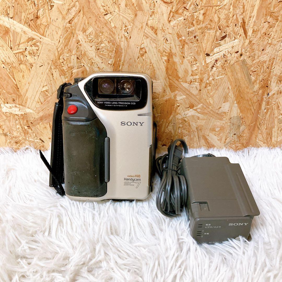 ビデオカメラ SONY video Hi8 handycam SC7 CCD-SC7